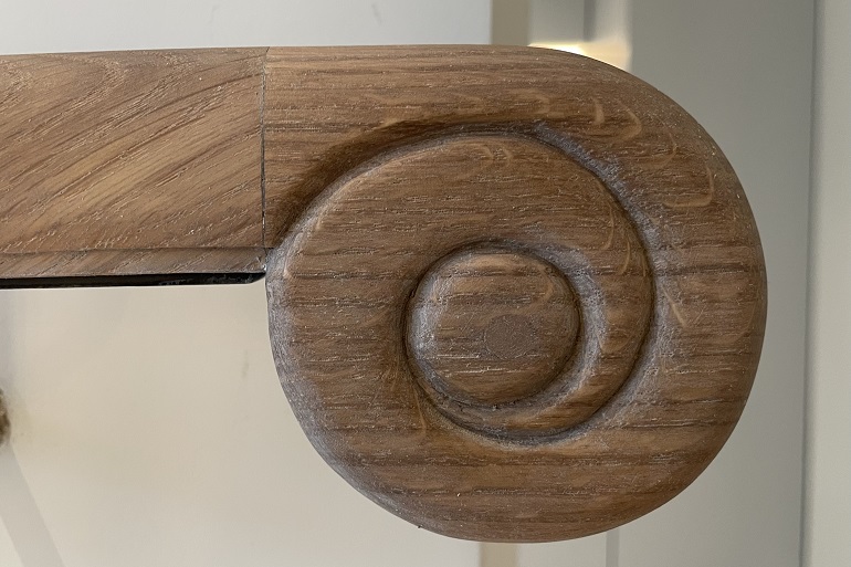 Snijwerk leuningornament, modern